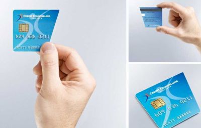 Towarzystwo Doradztwa karty kredytowej, wizytówki odzwierciedlają cel firmy.